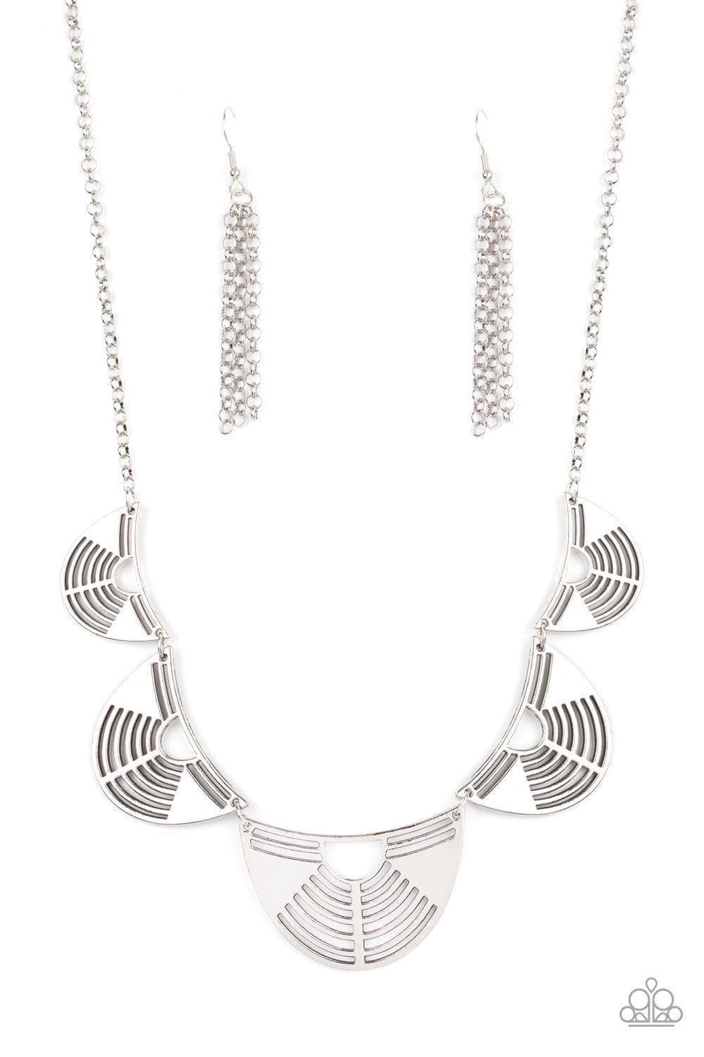 Paparazzi Accessories - Record-breaking Radiance - Silver Necklace - Bling by JessieK