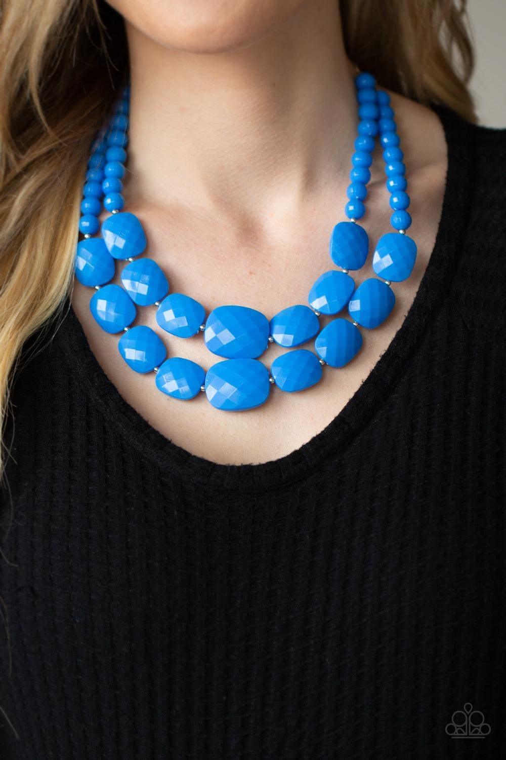 Paparazzi Accessories - Resort Ready - Blue Necklace - Bling by JessieK
