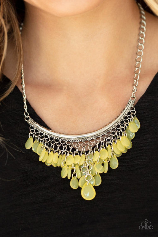 Paparazzi Accessories - Rio Rainfall - Yellow Necklace - Bling by JessieK