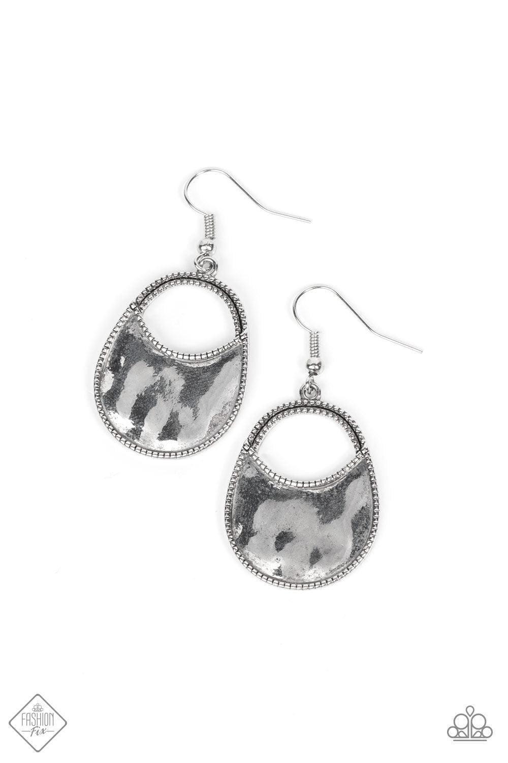 Paparazzi Accessories - Rio Rancho Relic - Silver Earrings - Bling by JessieK