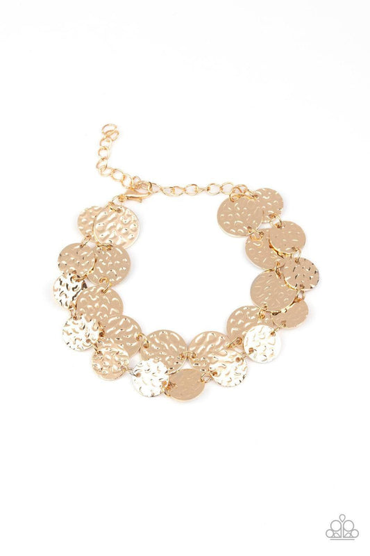 Paparazzi Accessories - Rooted To The Spotlight - Gold Bracelet - Bling by JessieK