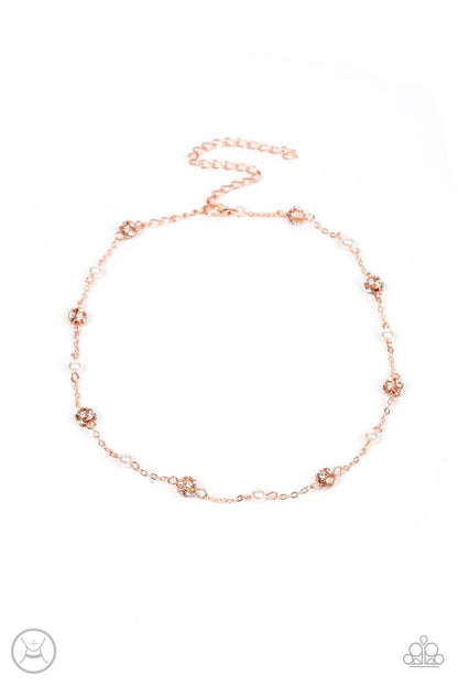 Paparazzi Accessories - Rumored Romance - Copper Choker Necklace - Bling by JessieK