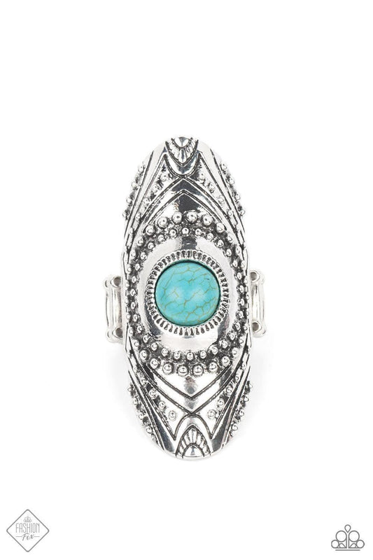 Paparazzi Accessories - Rural Residence - Blue (turquoise) Ring - Bling by JessieK