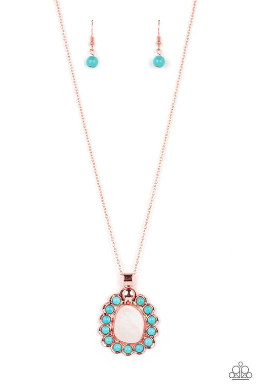 Paparazzi Accessories - Sahara Sea - Copper Necklace - Bling by JessieK