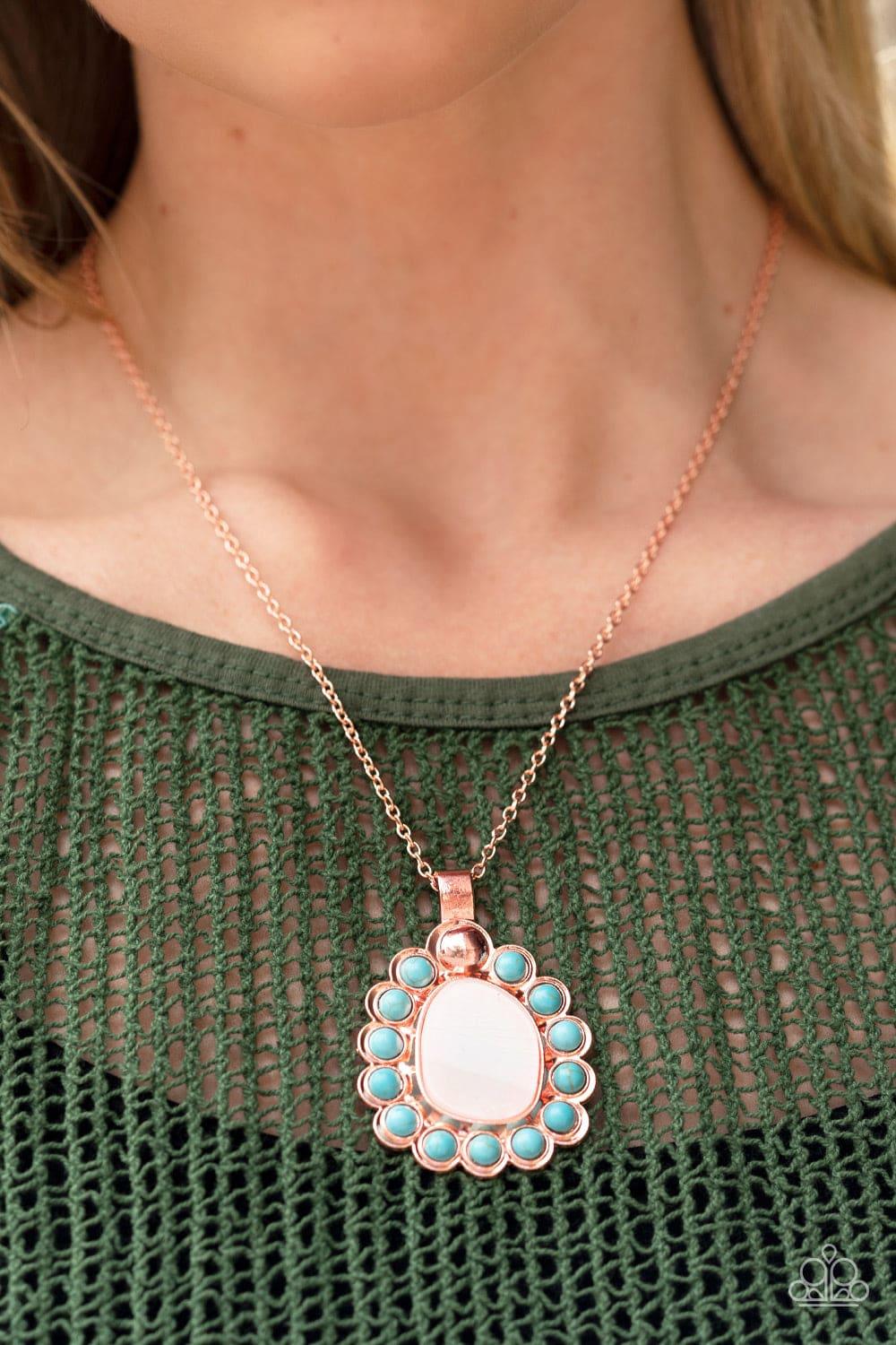 Paparazzi Accessories - Sahara Sea - Copper Necklace - Bling by JessieK