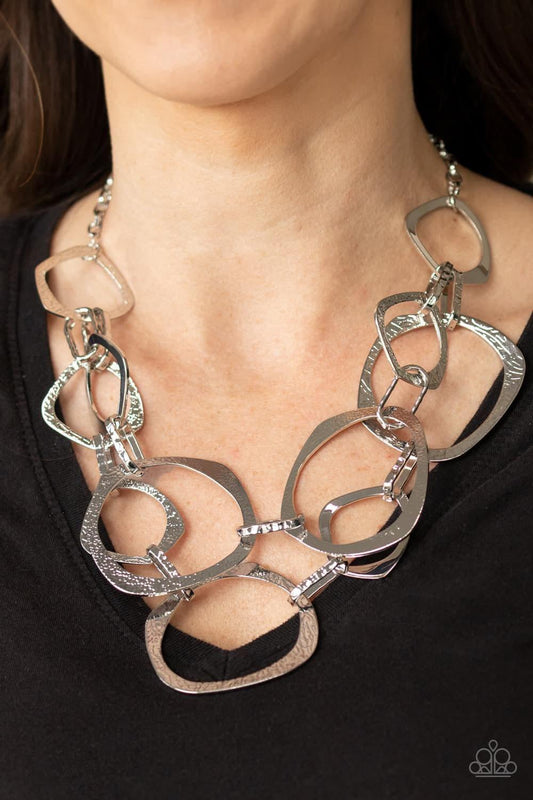 Paparazzi Accessories - Salvage Yard - Silver Necklace - Bling by JessieK