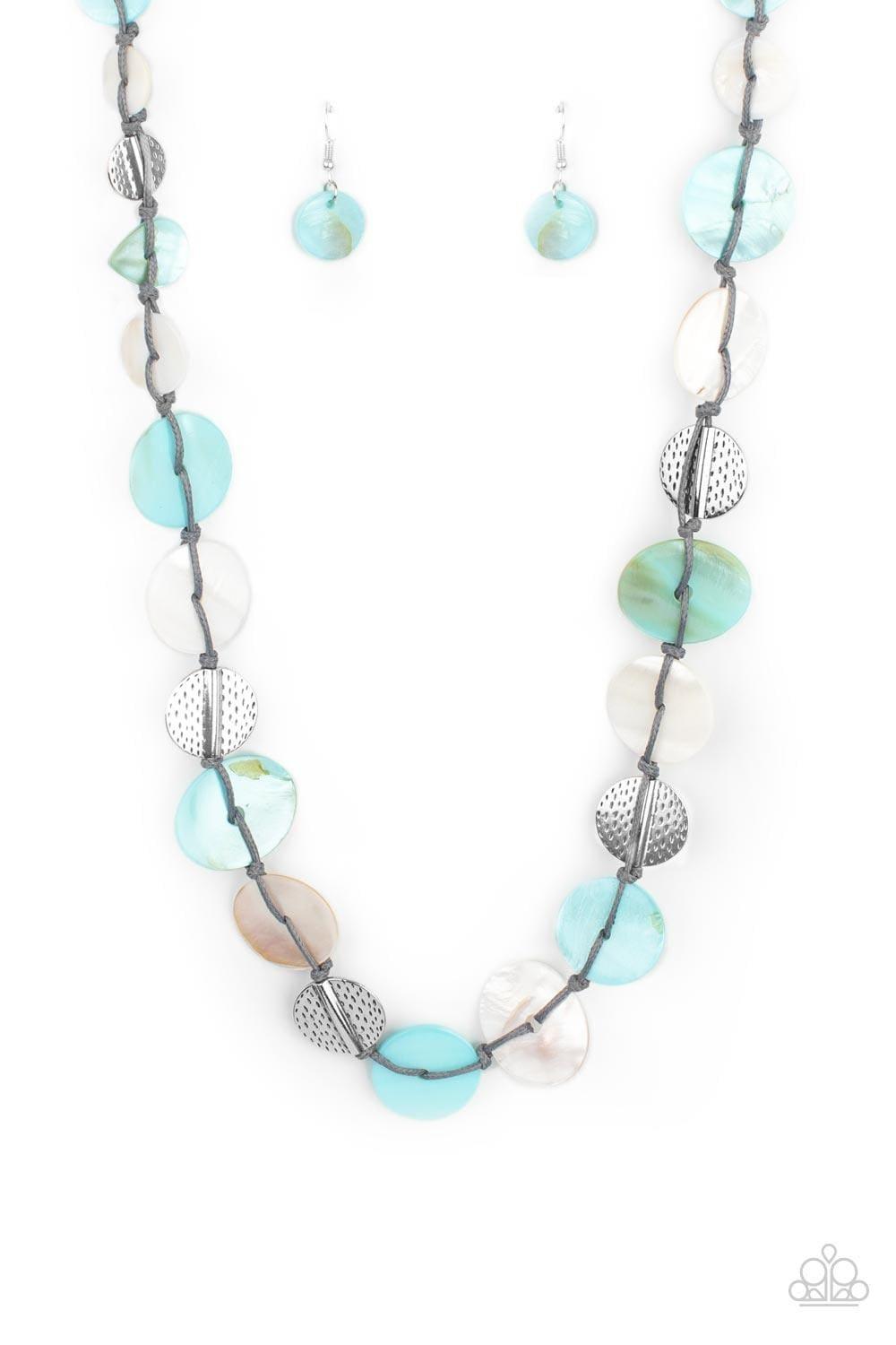 Paparazzi Accessories - Seashore Spa - Blue Necklace - Bling by JessieK