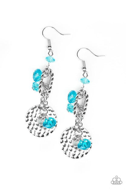 Paparazzi Accessories - Seaside Catch - Blue Earrings - Bling by JessieK