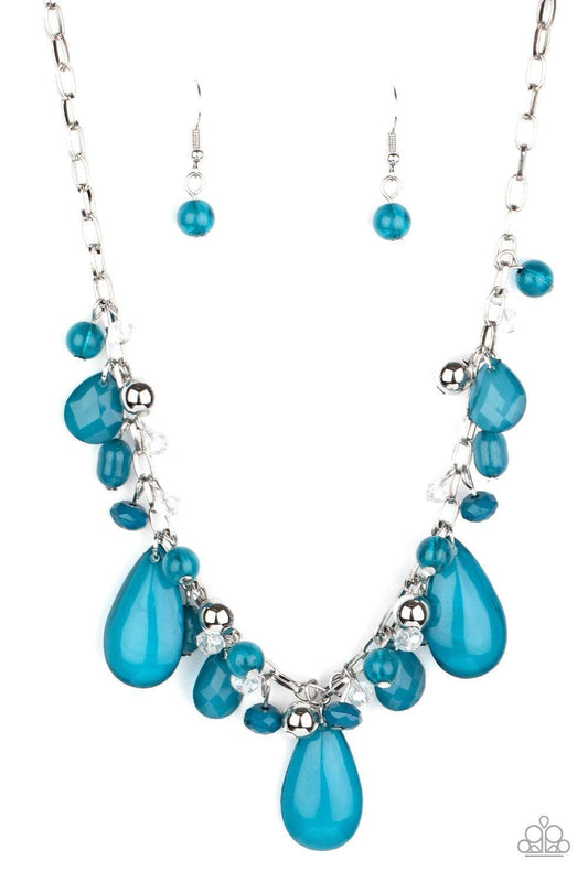 Paparazzi Accessories - Seaside Solstice - Blue Necklace - Bling by JessieK