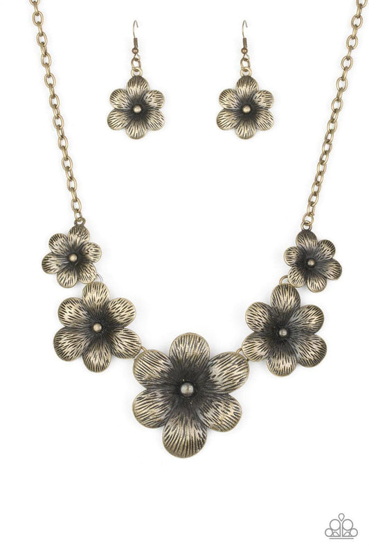 Paparazzi Accessories - Secret Garden - Brass Necklace - Bling by JessieK