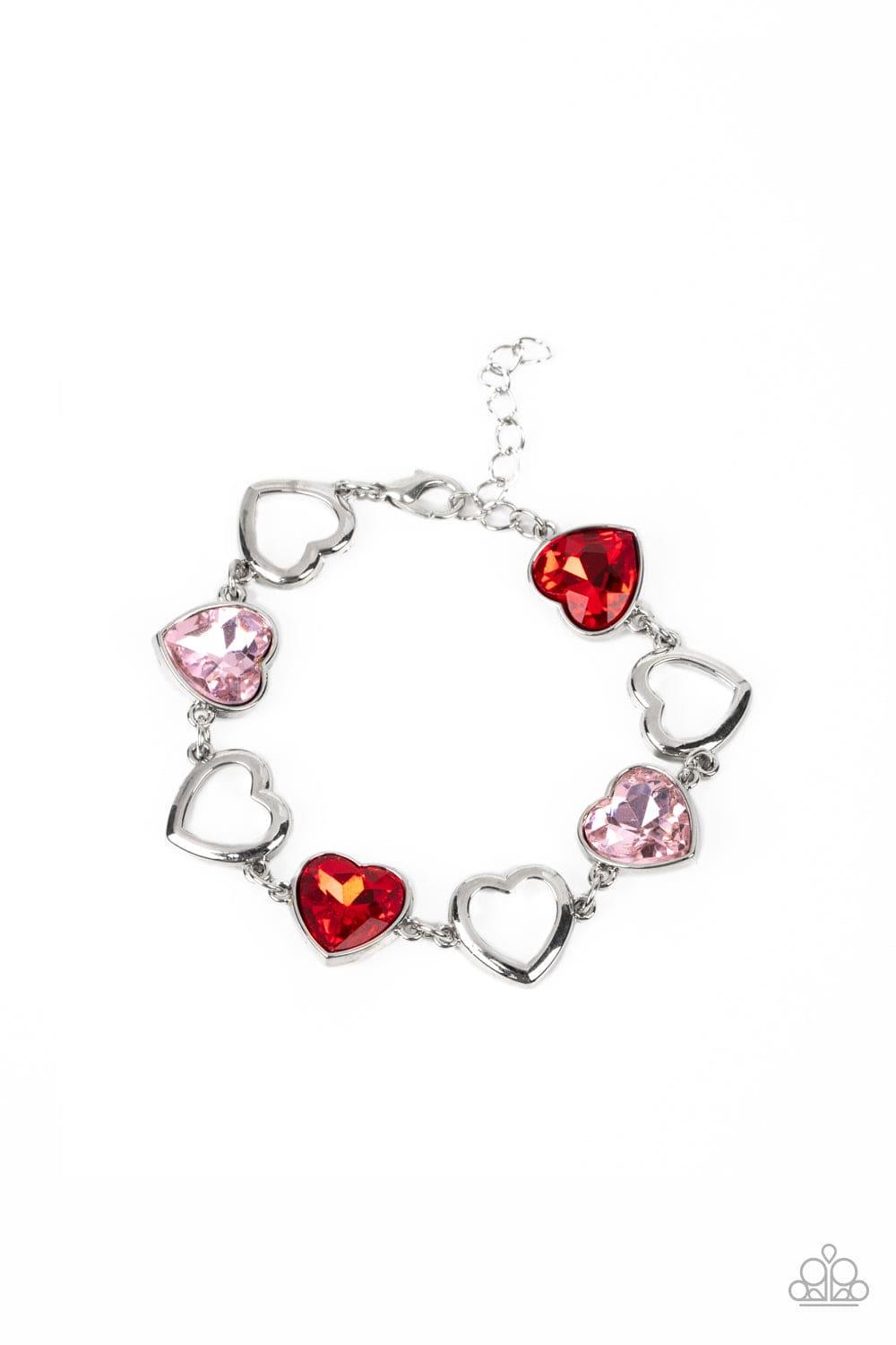 Paparazzi Accessories - Sentimental Sweethearts - Multicolor Bracelet - Bling by JessieK