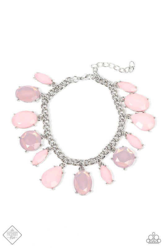 Paparazzi Accessories - Serendipitous Shimmer - Pink Bracelet - Bling by JessieK
