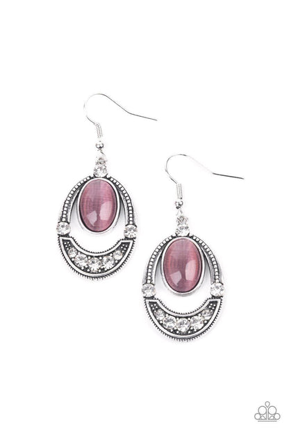 Paparazzi Accessories - Serene Shimmer - Purple Earrings - Bling by JessieK