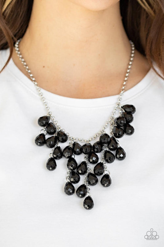Paparazzi Accessories - Serenely Scattered - Black Necklace - Bling by JessieK
