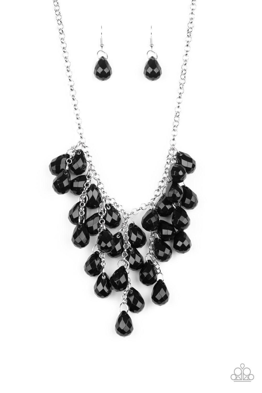 Paparazzi Accessories - Serenely Scattered - Black Necklace - Bling by JessieK