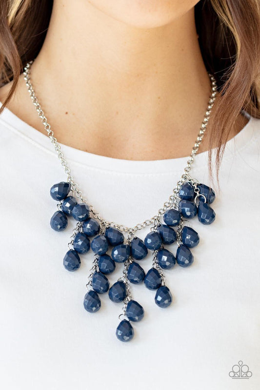 Paparazzi Accessories - Serenely Scattered - Blue Necklace - Bling by JessieK