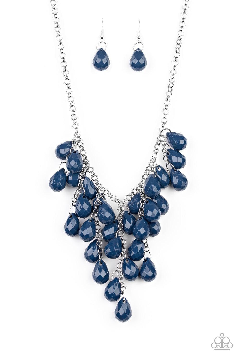 Paparazzi navy blue necklace store