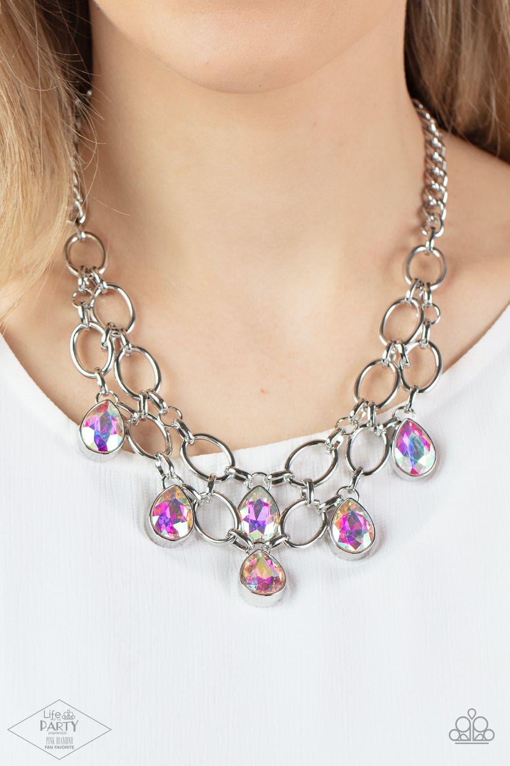 Paparazzi Accessories - Show-stopping Shimmer - Multicolor Necklace - Bling by JessieK
