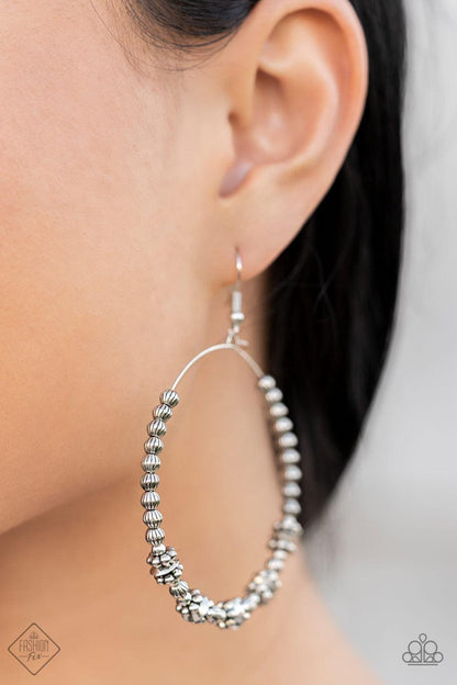 Paparazzi Accessories - Simple Synchrony - Silver Earrings - Bling by JessieK