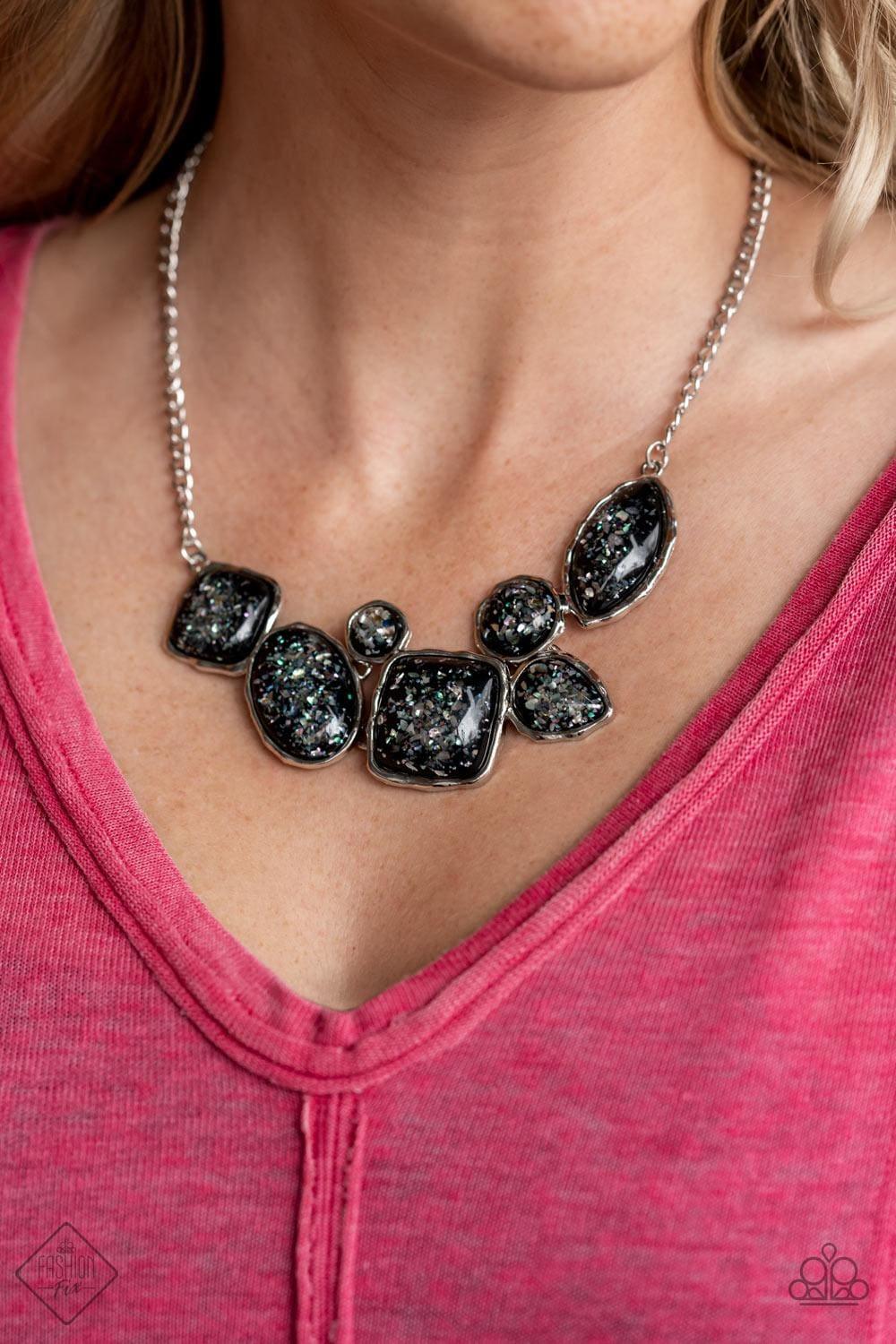Paparazzi Accessories - So Jelly - Black Necklace - Bling by JessieK