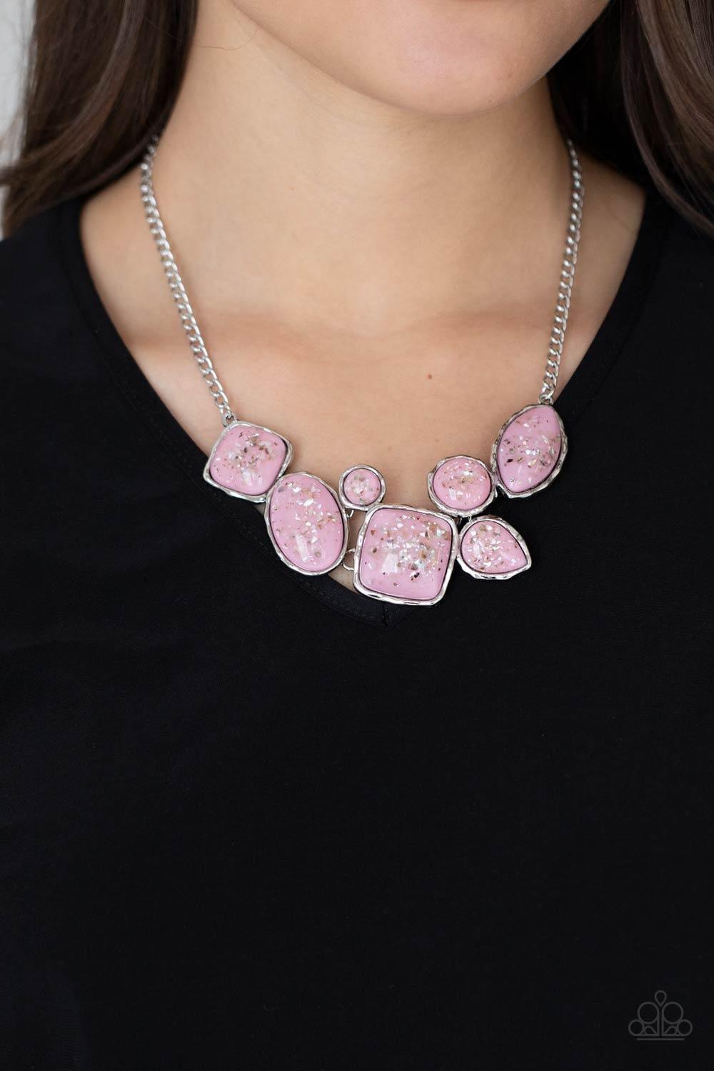 Paparazzi Accessories - So Jelly - Pink Necklace - Bling by JessieK