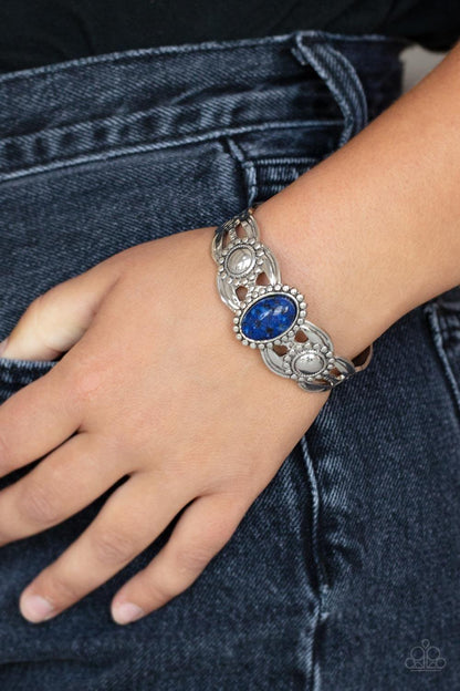 Paparazzi Accessories - Solar Solstice - Blue Bracelet - Bling by JessieK