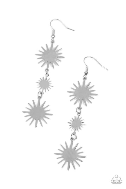 Paparazzi Accessories - Solar Soul - Silver Earrings - Bling by JessieK