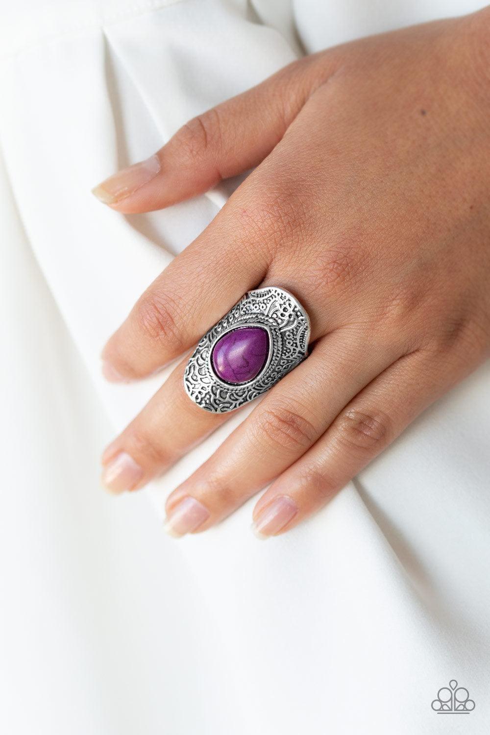 Paparazzi Accessories - Southern Sage - Purple Paparazzi Ring - Bling by JessieK