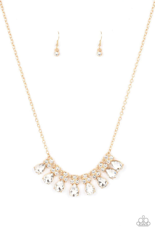 Paparazzi Accessories - Sparkly Ever After - Gold Necklace - Bling by JessieK