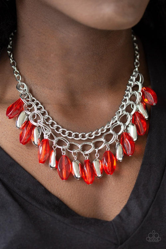 Paparazzi Accessories - Spring Daydream - Red Necklace - Bling by JessieK