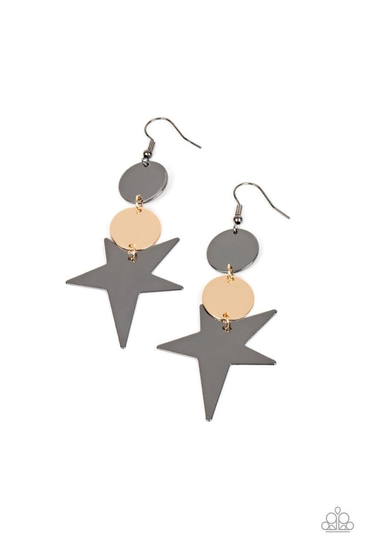 Paparazzi Accessories - Star Bizarre - Multicolor Earrings - Bling by JessieK