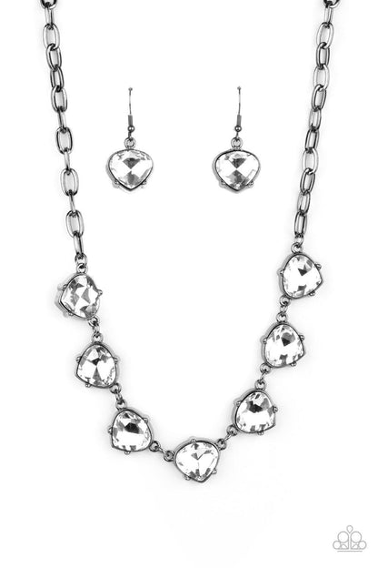 Paparazzi Accessories - Star Quality Sparkle - Black Necklace - Bling by JessieK