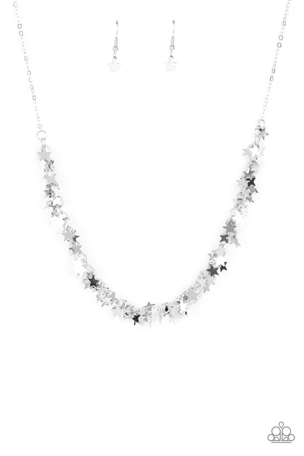 Paparazzi Accessories - Starry Anthem - Silver Necklace - Bling by JessieK