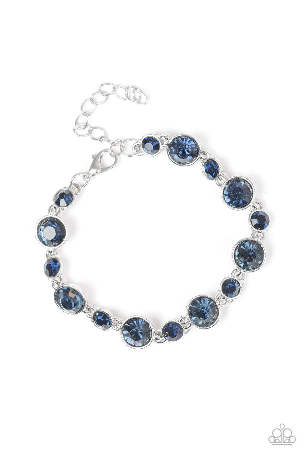 Paparazzi Accessories - Starstruck Sparkle - Blue Bracelet - Bling by JessieK