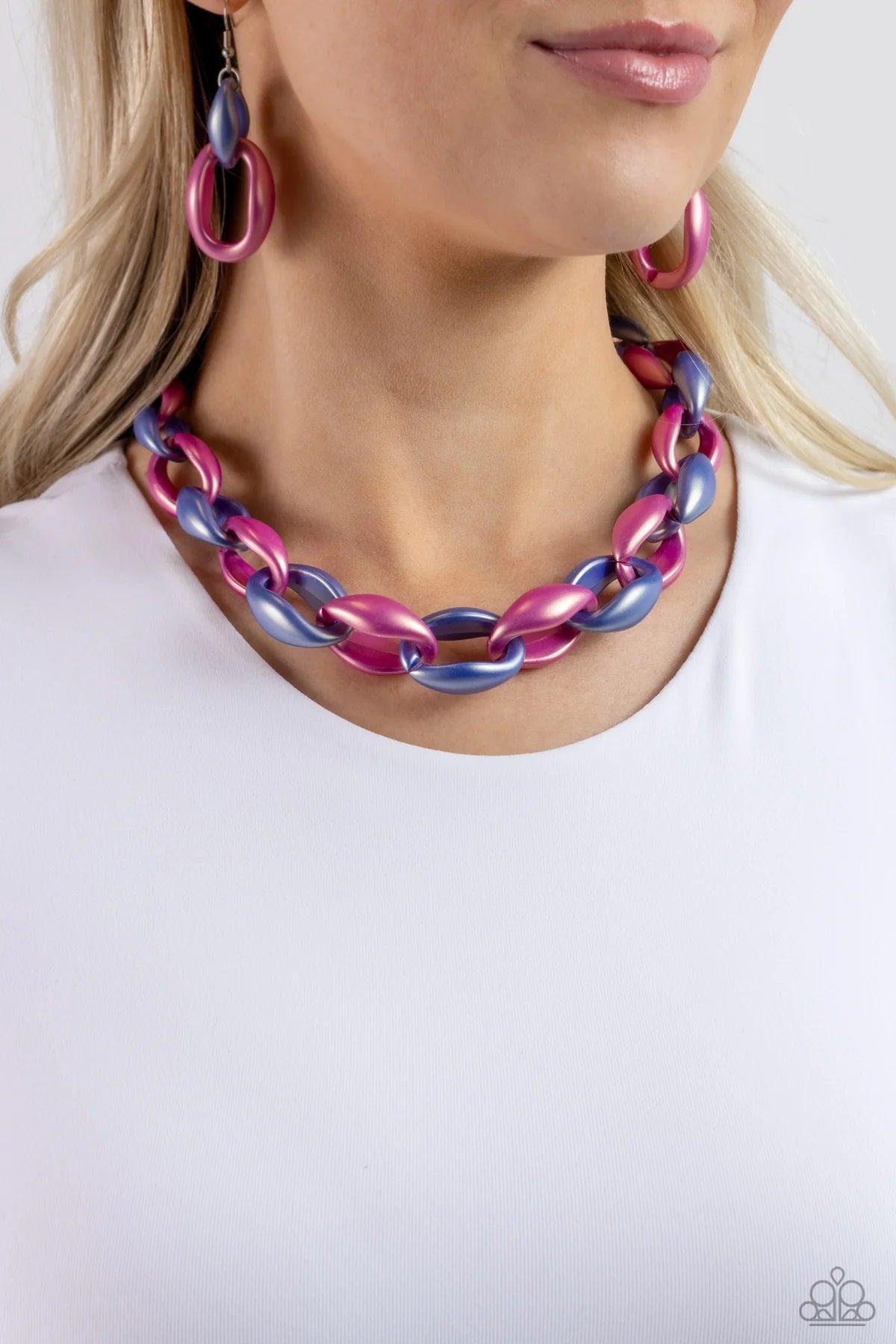 Paparazzi Accessories - Statement Season - Multicolor Necklace - Bling by JessieK