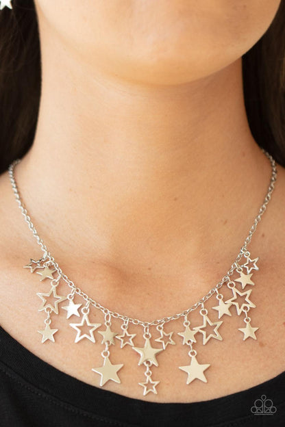 Paparazzi Accessories - Stellar Stardom - Silver Necklace - Bling by JessieK