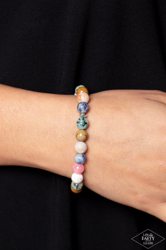 Paparazzi Accessories - Stone Chakra - Multicolor Bracelet - Bling by JessieK