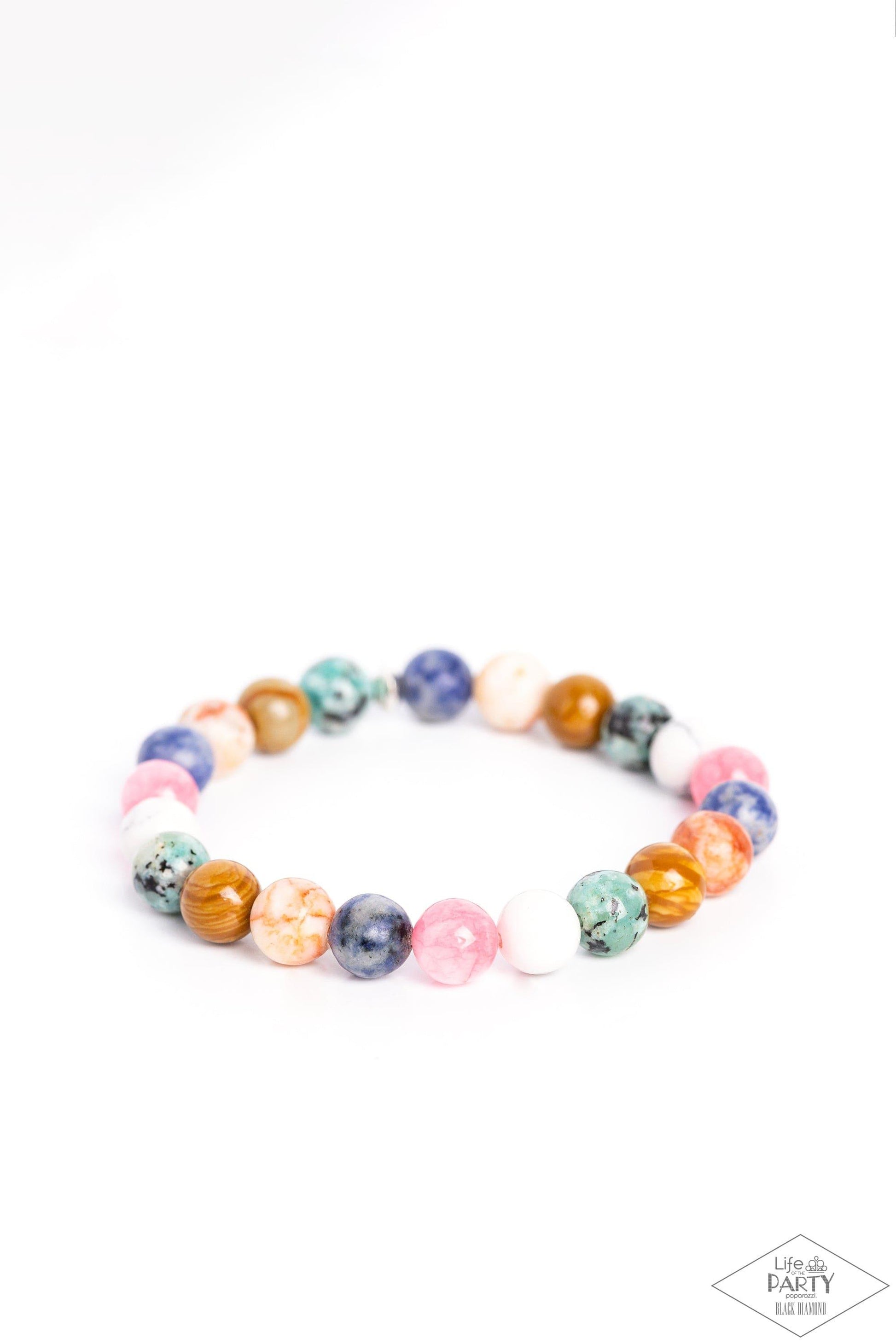 Paparazzi Accessories - Stone Chakra - Multicolor Bracelet - Bling by JessieK