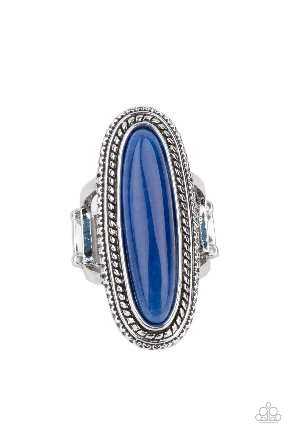 Paparazzi Accessories - Stone Healer - Blue Ring - Bling by JessieK