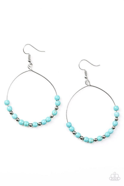 Paparazzi Accessories - Stone Spa - Blue Earrings - Bling by JessieK