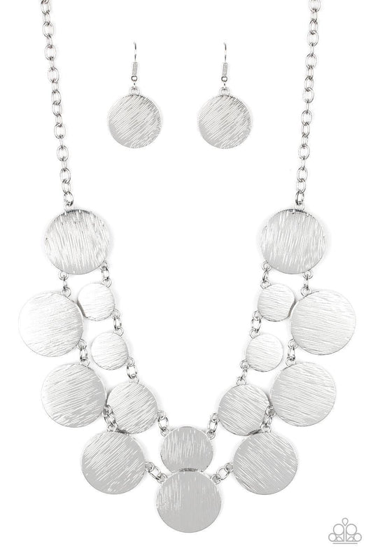 Paparazzi Accessories - Stop And Reflect - Silver Necklace - Bling by JessieK