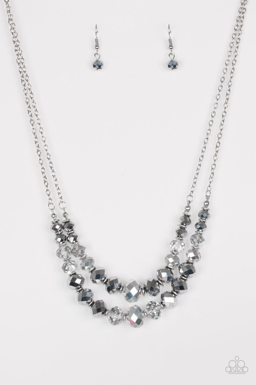 Paparazzi Accessories - Strikingly Spellbinding - Silver Necklace - Bling by JessieK