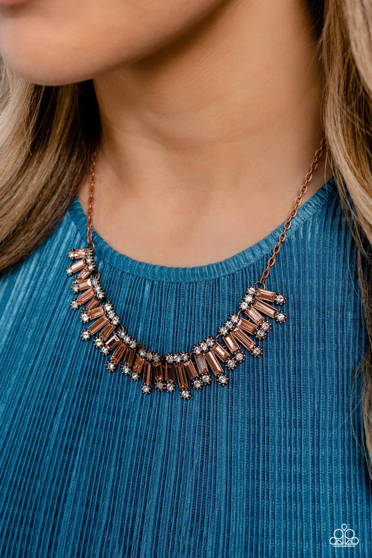Paparazzi Accessories - Sunburst Season - Copper Necklace - Bling by JessieK