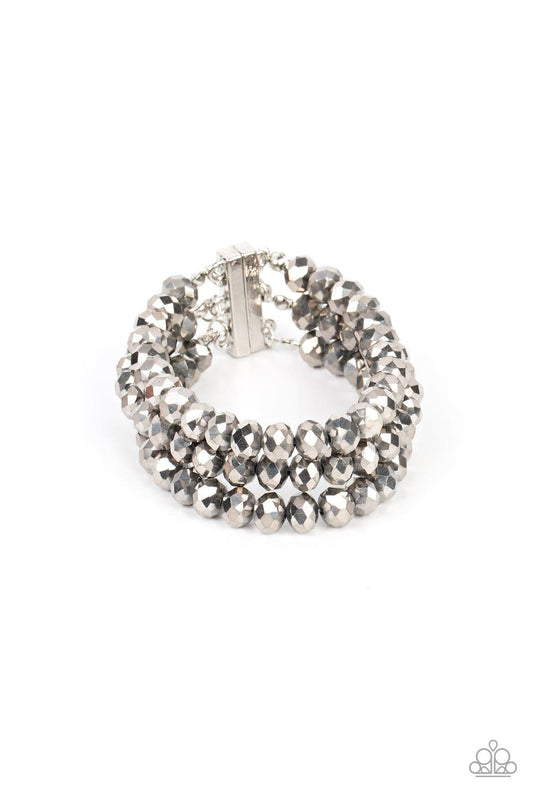 Paparazzi Accessories - Supernova Sultry - Silver Bracelet - Bling by JessieK