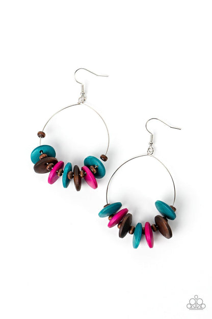 Paparazzi Accessories - Surf Camp - Multicolor Earrings - Bling by JessieK