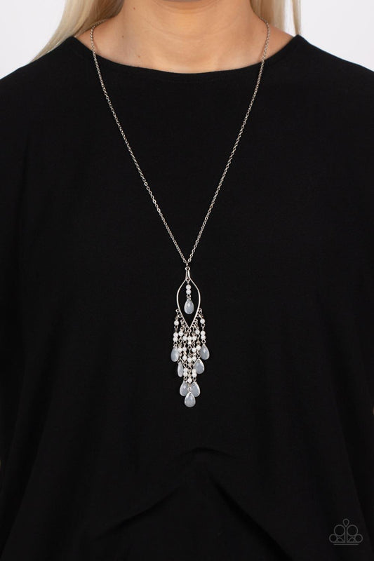 Paparazzi Accessories - Sweet Dreamcatcher - White Necklace - Bling by JessieK