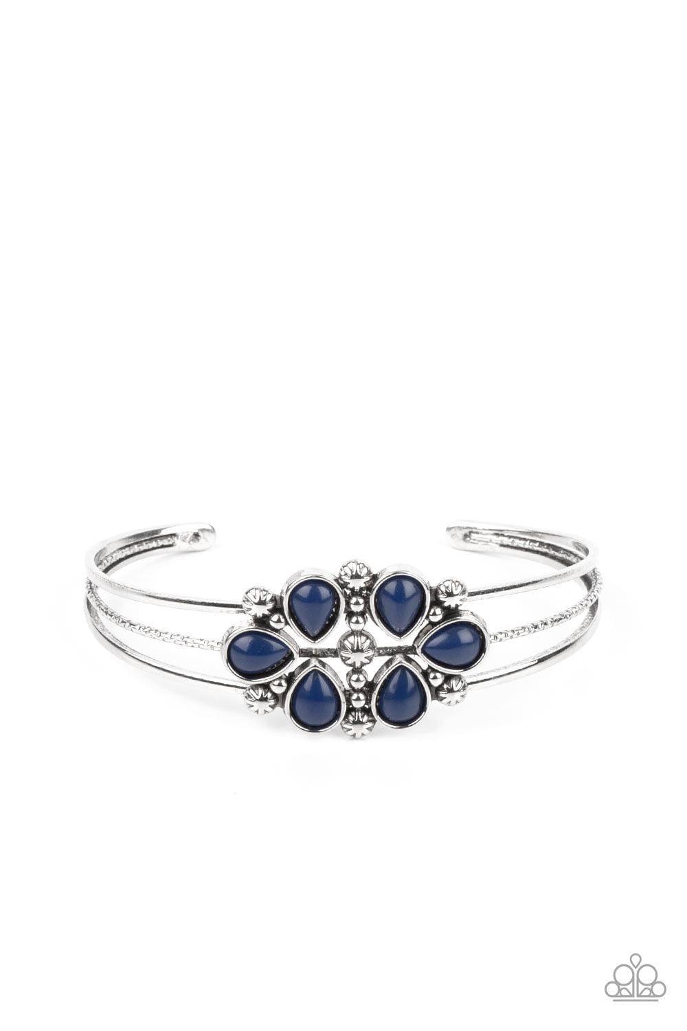 Paparazzi Accessories - Taj Mahal Meadow - Blue Bracelet - Bling by JessieK