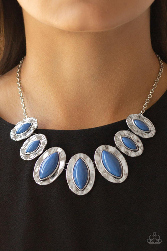 Paparazzi Accessories - Terra Color - Blue Necklace - Bling by JessieK