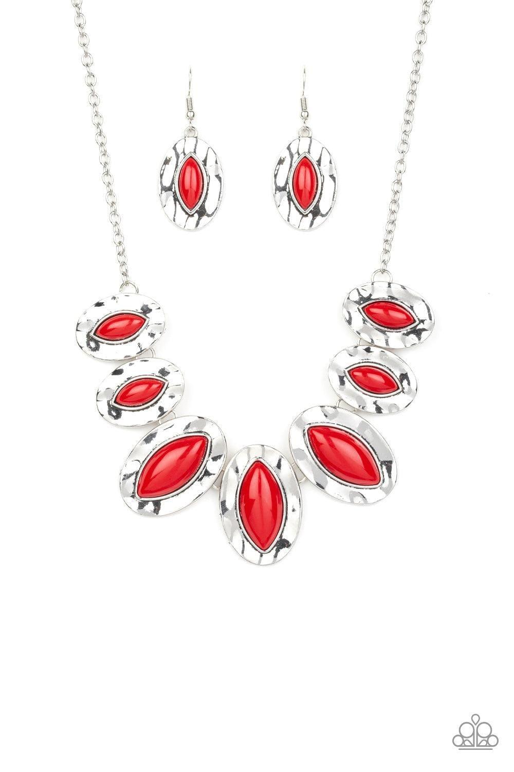 Paparazzi Accessories - Terra Color - Red Necklace - Bling by JessieK