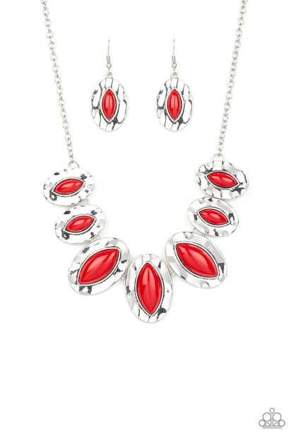 Paparazzi Accessories - Terra Color - Red Necklace - Bling by JessieK